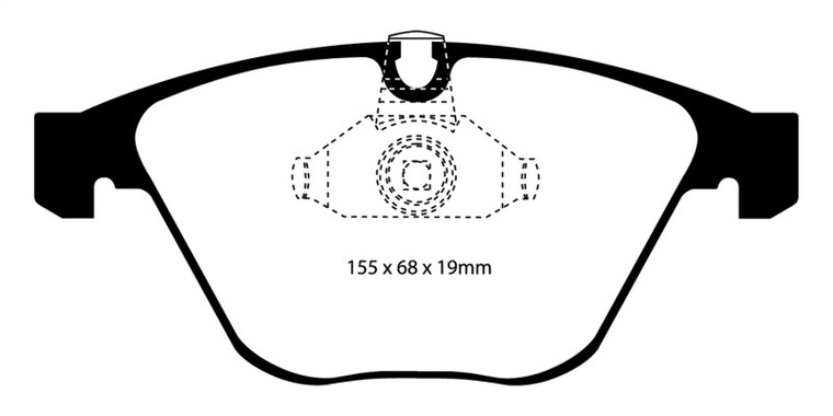 EBC 08-10 BMW M3 4.0 (E90) Yellowstuff Front Brake Pads