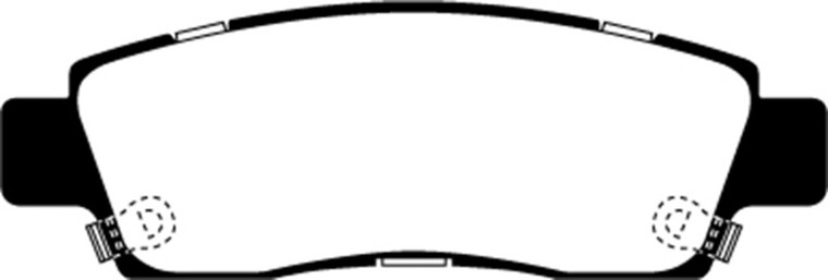 EBC 07+ Buick Enclave 3.6 Ultimax2 Rear Brake Pads