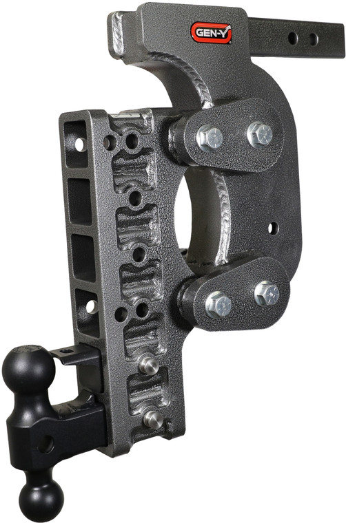 Gen Y The Boss TorsionFlex 2In Shank 17.5In Drop 16K Hitch w/ Dual-Ball/Pintle Lock/Stab Kit