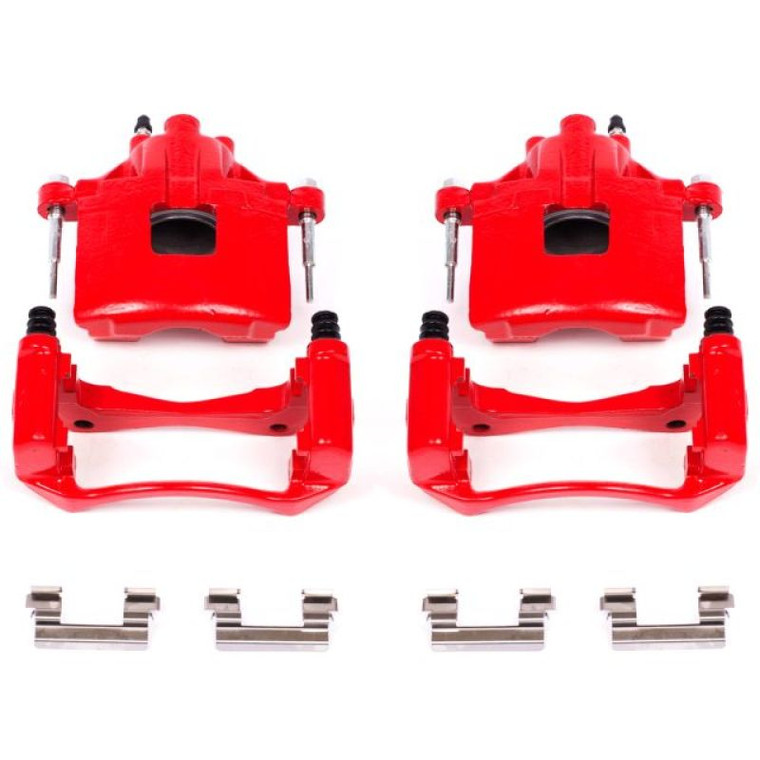 Power Stop 00-05 Buick LeSabre Front Red Calipers w/Brackets - Pair Power Stop 00-05 Buick LeSabre Front Red Calipers w/Brackets - Pair
