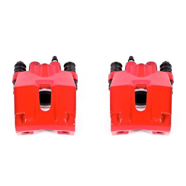 Power Stop 04-11 Ford F-150 Rear Red Calipers w/o Brackets - Pair