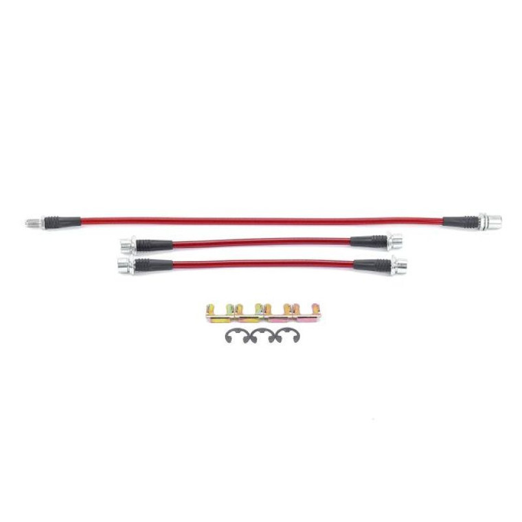 Power Stop 00-02 Toyota Tundra Front & Rear SS Braided Brake Hose Kit