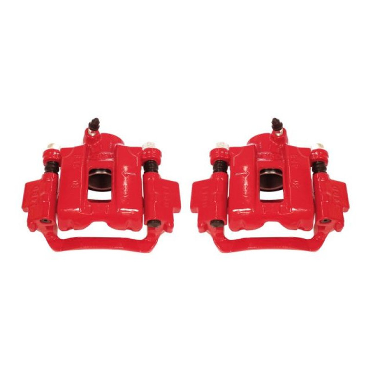 Power Stop 10-18 Lexus GX460 Rear Red Calipers w/Brackets - Pair