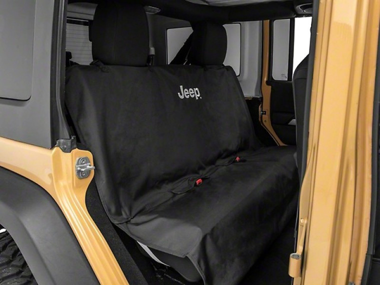 Officially Licensed Jeep Waterproof Pet Guard Seat Cover w/ Jeep Logo