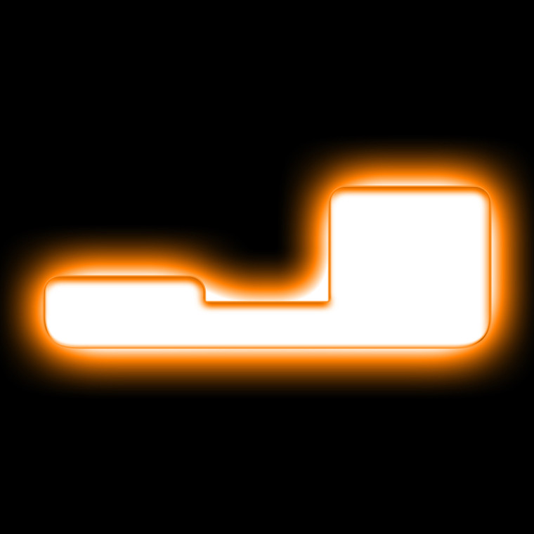 ORACLE Lighting Universal Illuminated LED Letter Badges - Matte White Surface Finish - J 3140-J-005