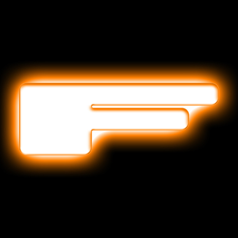 ORACLE Lighting Universal Illuminated LED Letter Badges - Matte White Surface Finish - F 3140-F-005