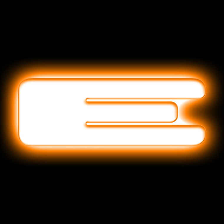 ORACLE Lighting Universal Illuminated LED Letter Badges - Matte White Surface Finish - E 3140-E-005