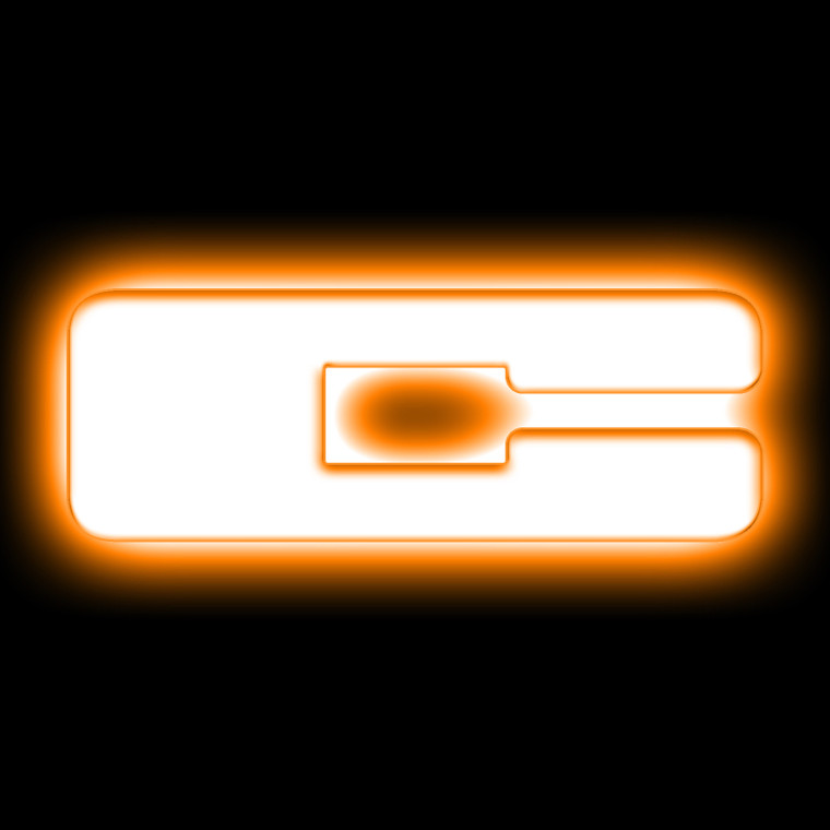 ORACLE Lighting Universal Illuminated LED Letter Badges - Matte White Surface Finish - C 3140-C-005