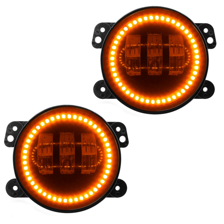 Oracle High Powered LED Fog Lights - Amber