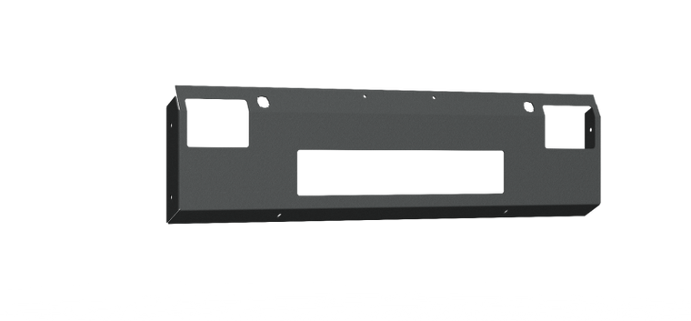 Road Armor 19-20 Ram 2500 Vaquero Front Non-Winch Plate - Tex Blk