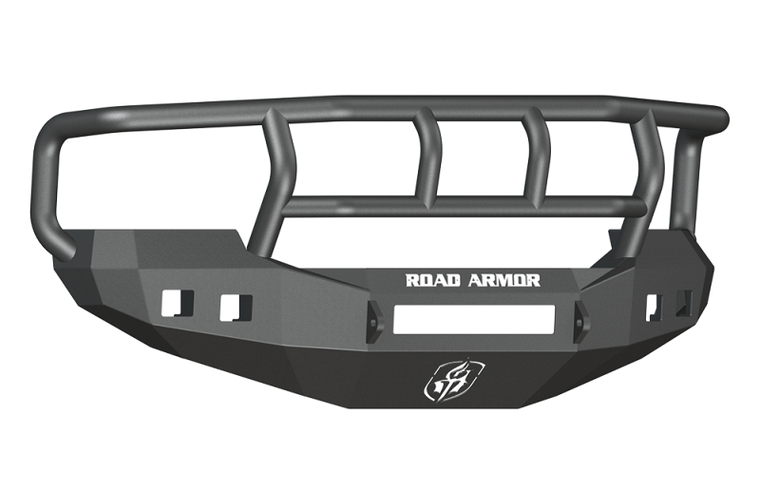 Road Armor 05-07 Ford F-250 Stealth Front Bumper w/Titan II Guard Wide Flare - Tex Blk