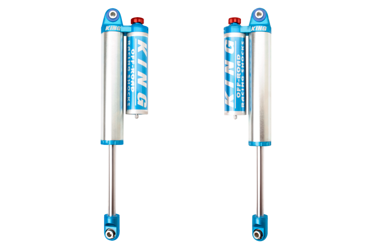 King Shocks 00-10 Chevrolet Silverado 2500/3500/HD Rear 2.5 Dia Piggyback Res Shock w/Adj (Pair)