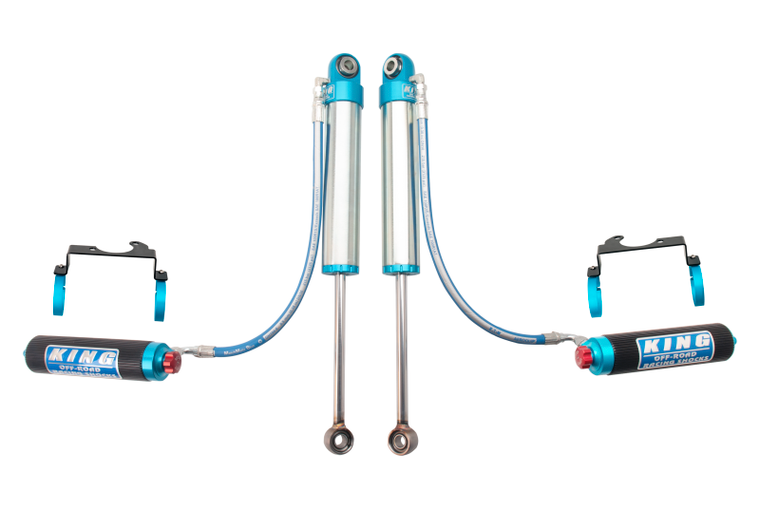 King Shocks 1997+ Nissan Patrol Y61 Rr 2.5 Dia Shock Remote 2.5 Fin Res 6in Lift w/Adj/Brkt (Pair)