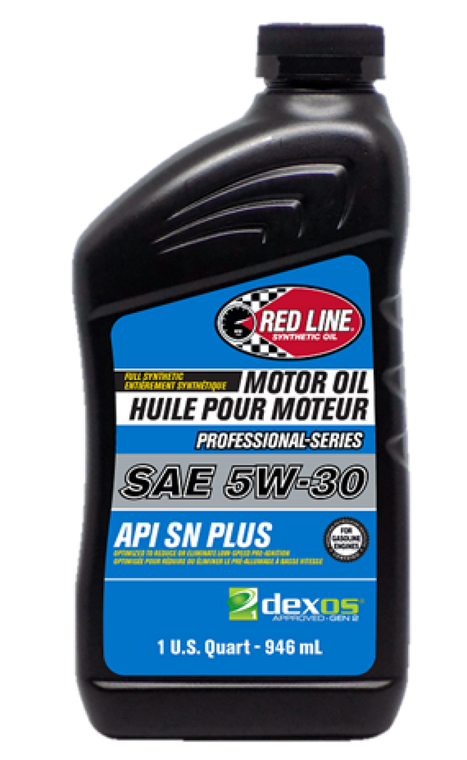 Red Line Pro-Series DEX1G2 SN+ 5W30 Motor Oil - Quart - Case of 6