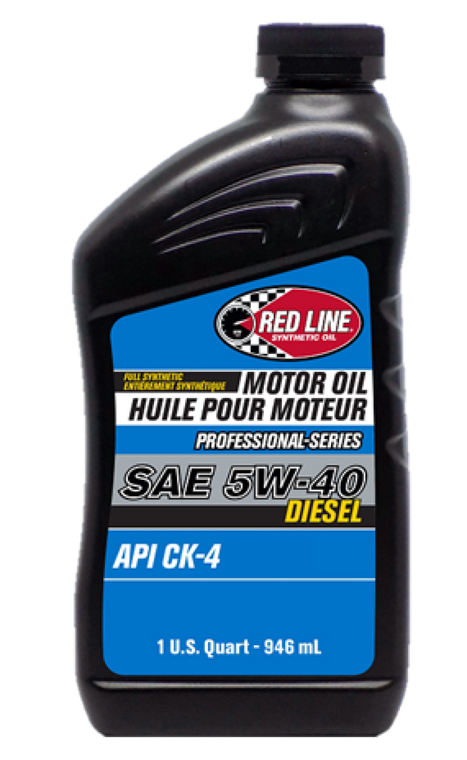 Red Line Pro-Series Diesel CK4 5W40 Motor Oil - Quart - Case of 6