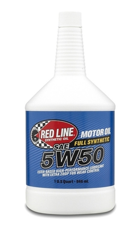 Red Line 5W50 Motor Oil Quart - Single