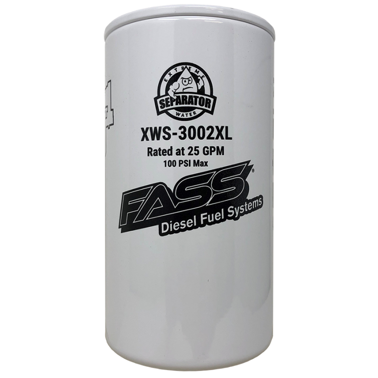 FASS Hydroglass Titanium Signature Series Extended Length Extreme Water Separator