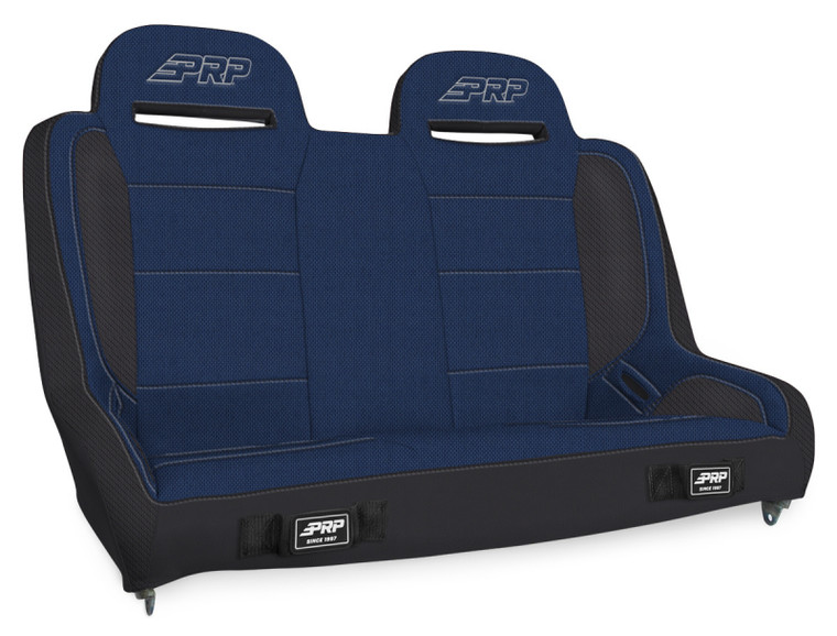 PRP Jeep Wrangler JKU/JLU Elite Series Rear Bench - Blue