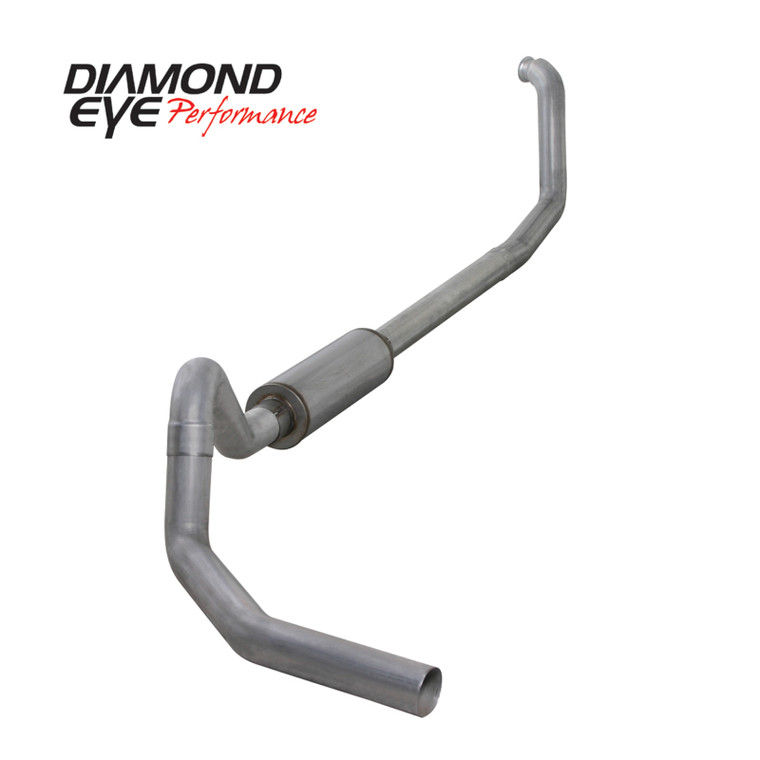 Diamond Eye KIT 4in TB SGL AL: 98-03 FORD 7.3L E-SERIES VAN NFS W/ CARB EQUIV STDS