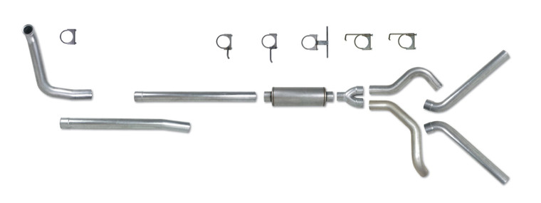 Diamond Eye KIT 4in TB DUAL SS: 99-03 FORD 7.3L F250/F350