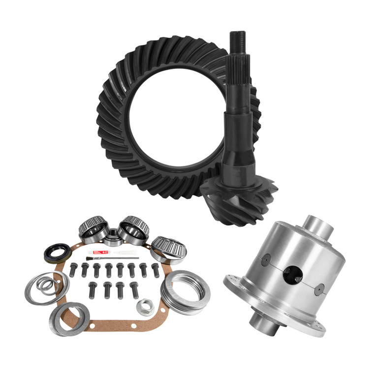 Yukon 10.5in Ford 3.73 Rear Ring & Pinion Install Kit 35 Spline Positraction YGK2139