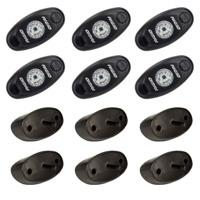 Rigid Industries Rock Light Kit- Blue (6 lights)