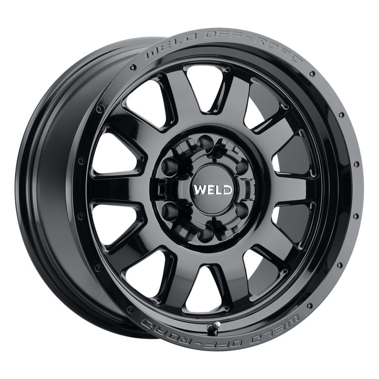 Weld W168 18X9 Stealth 8X165.1 ET00 BS5.00 Gloss Black 125.1
