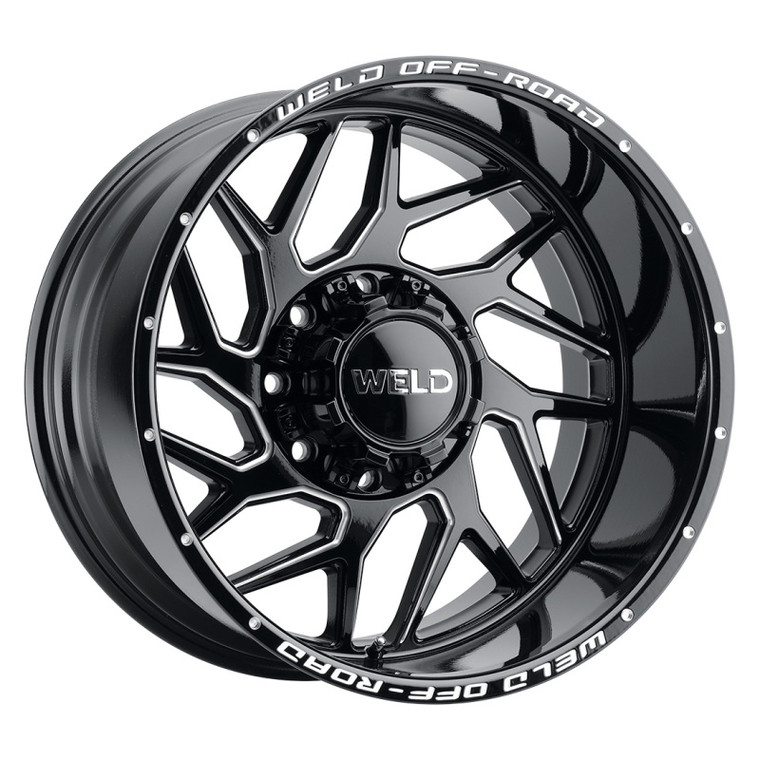 Weld W117 20X9 Fulcrum 6X114.3 6X120 ET20 BS5.75 Gloss Black MIL 72.56