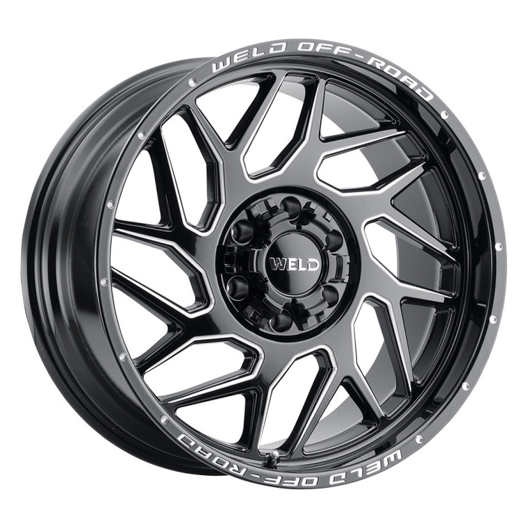 Weld W117 20X10 Fulcrum 6X135 6X139.7 ET13 BS6.00 Gloss Black MIL 106.1