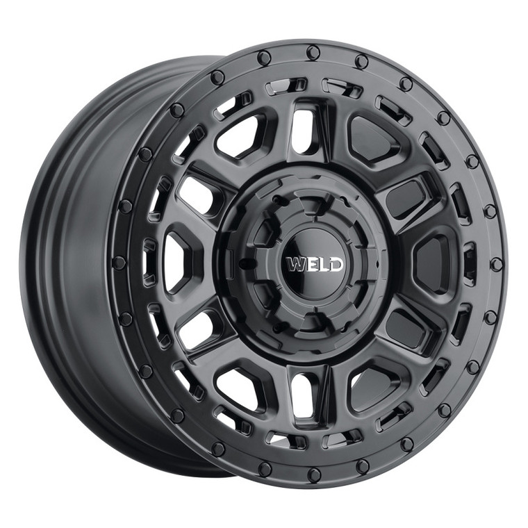 Weld W119 17X8.5 Crux 5X110 5X127 ET38 BS6.25 Satin Black 71.5