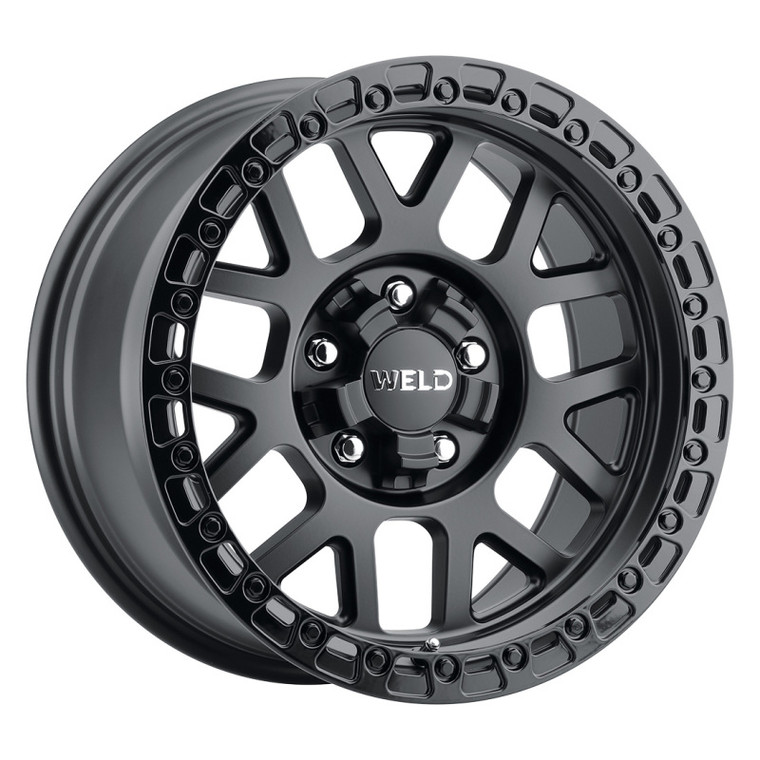 Weld W104 17X8.5 Cinch 5X100 5X114.3 ET38 BS6.25 Satin Black / Gloss Black 72.56