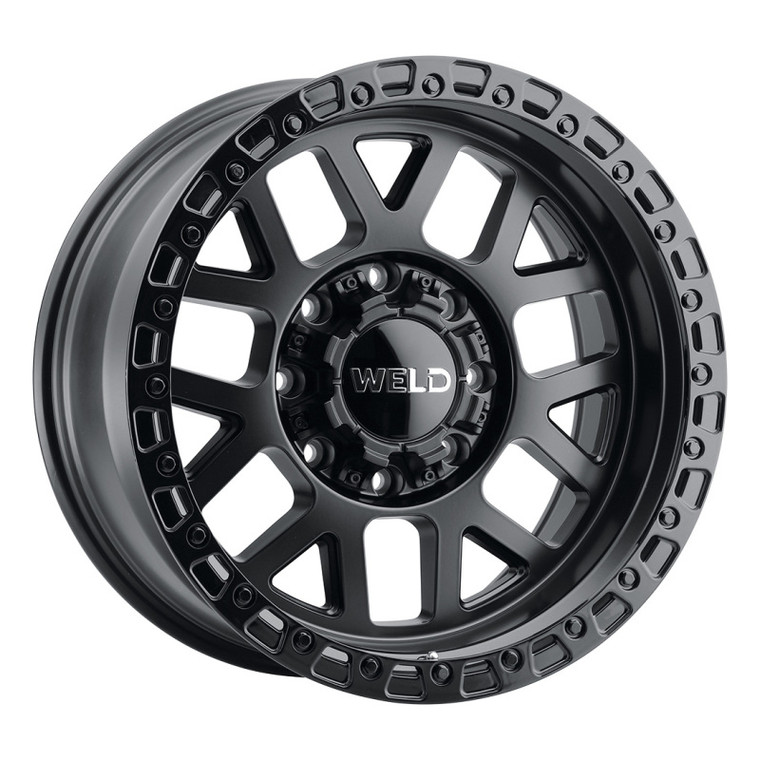 Weld W104 20X10 Cinch 5X139.7 5X150 ET-18 BS4.75 Satin Black / Gloss Black 110.2