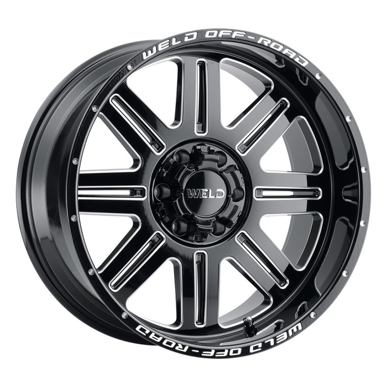 Weld W103 22X12 Chasm 6X135 6X139.7 ET-44 BS4.75 Gloss Black MIL 106.1