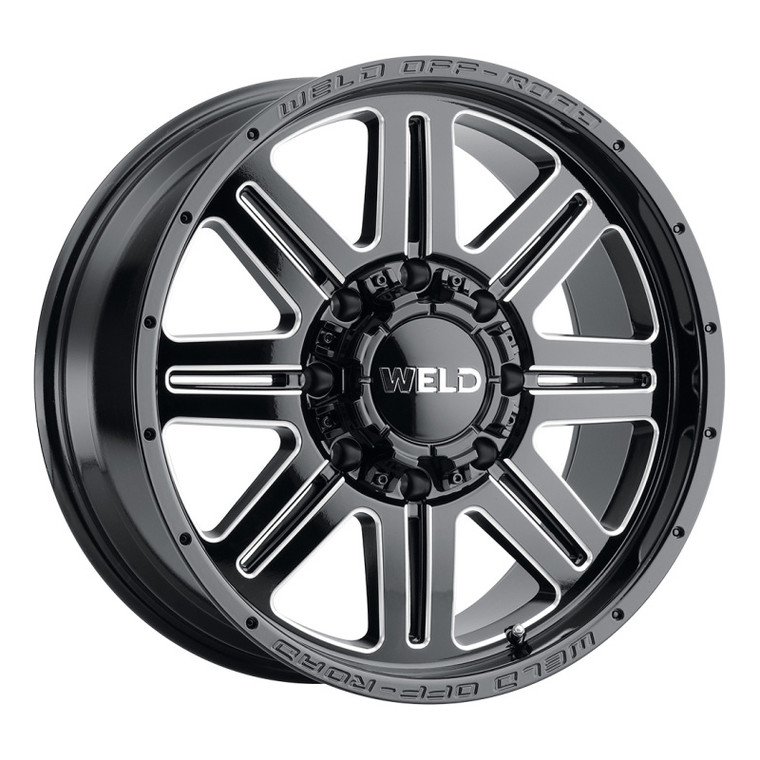 Weld W143 20X10 Chasm 6X135 6X139.7 -25 4.50 Gloss Black MIL Windows 106.1