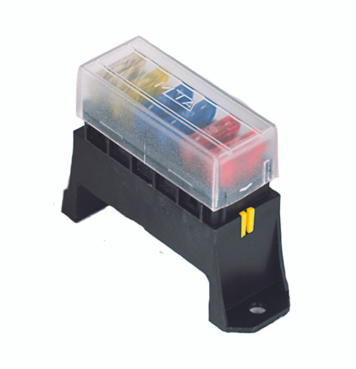 Hella 6-Way Axial Single Fuse Box