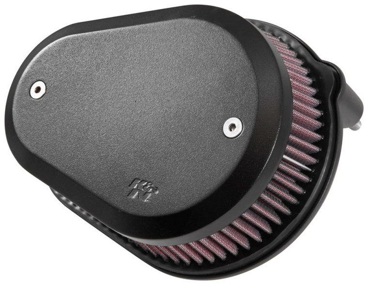K&N 08-15 Harley Davidson Street Metal High Flow Performance Intake Kit - Black