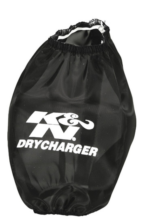 K&N Air Filter Drycharger Wrap Black 7in x 4in