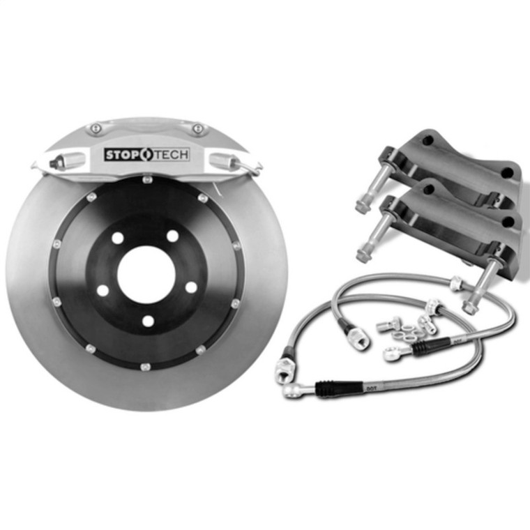 StopTech Mazda Miata NA w/ NB Rear Brakes Front BBK w/ Red ST-42 Calipers Slotted 280x20.6mm Rotors