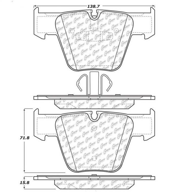 StopTech Street Touring Brake Pads 308.12890