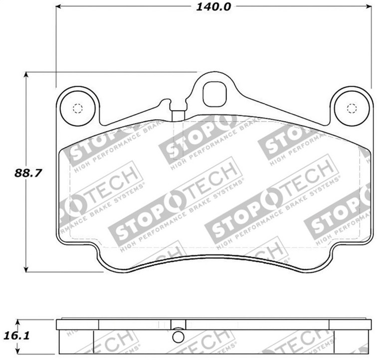 StopTech Street Touring Brake Pads 308.09160