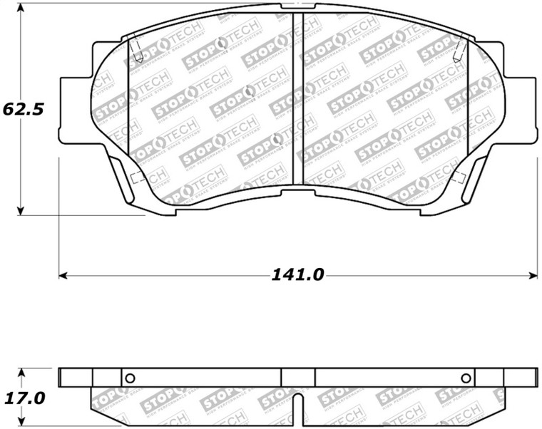 StopTech Street Touring Brake Pads 308.04760