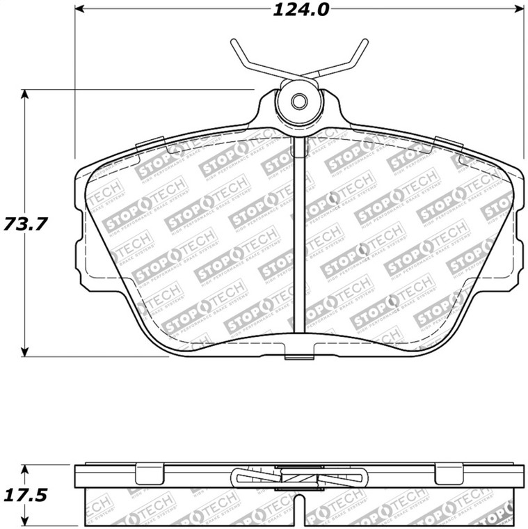 StopTech Street Touring Brake Pads 308.05980