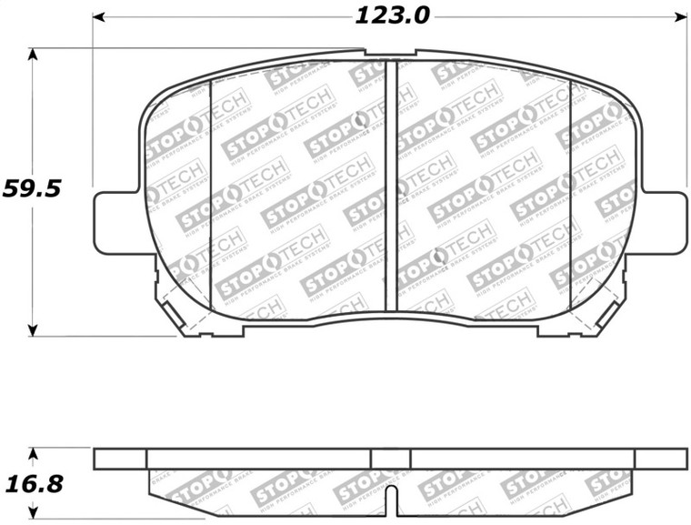 StopTech Street Touring Brake Pads 308.09230