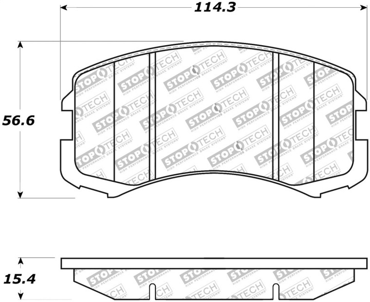 StopTech Street Touring Brake Pads 308.09040