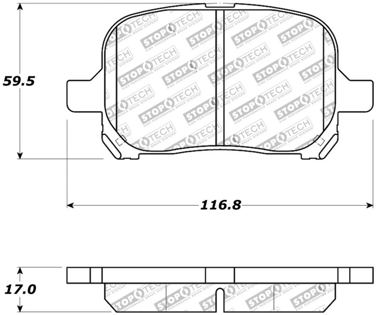 StopTech Street Touring Brake Pads 308.07070