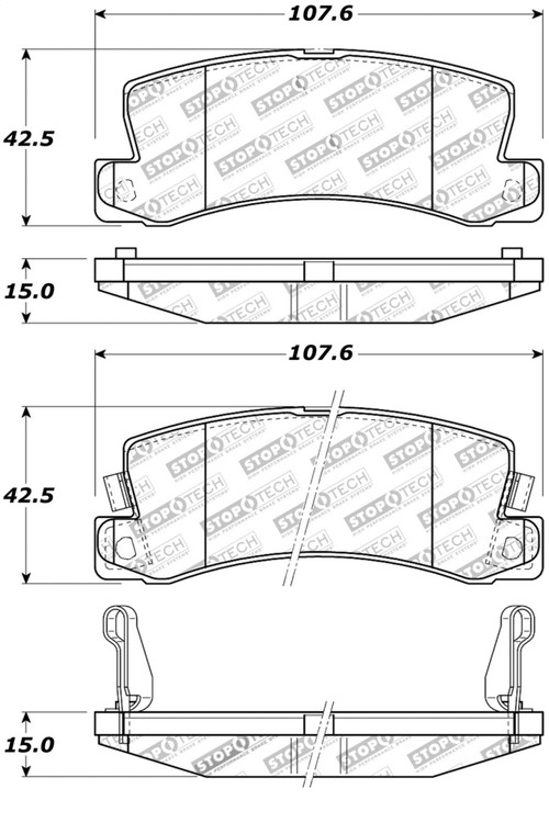 StopTech Street Touring Brake Pads 308.03250