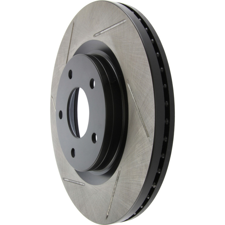 StopTech 11-14 Nissan Juke Slotted Front Right Rotor