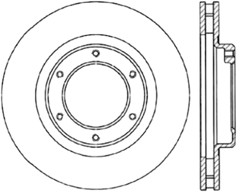 StopTech Cryo Slotted Sport Brake Rotor - Right 126.44093CSR