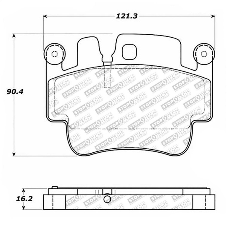 StopTech Street Select Brake Pads - Front/Rear 305.09170