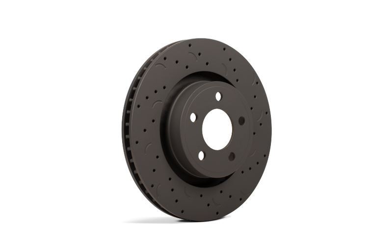 Hawk Talon 1996 Lexus LX450 Drilled and Slotted Front Brake Rotor Set